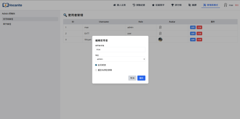 朱崇銘 - 網頁後台