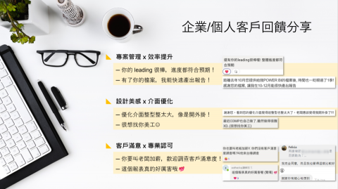 Power BI 優化│視覺排版設計│數據視覺化 - 企業/個人客戶回饋分享