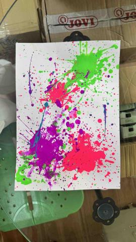 姚采伶 - 水彩潑灑畫（成堡國際兒童美術）