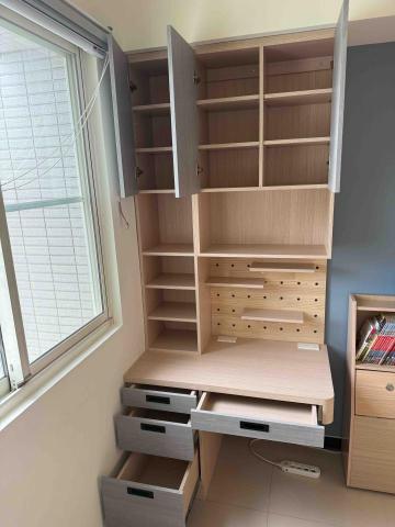 DF室內裝潢-小葉 - 電腦桌與洞洞板