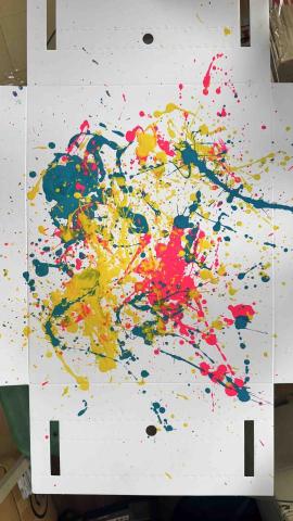 姚采伶 - 水彩潑灑畫（成堡國際兒童美術）