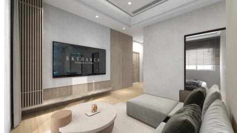 鄭書帆 - 客廳設計3D圖