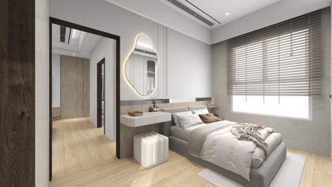 鄭書帆 - 臥室設計3D圖