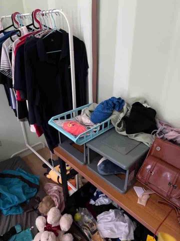 米妮愛乾淨 - 小娃娃也很多，但還不至於阻礙整理流程