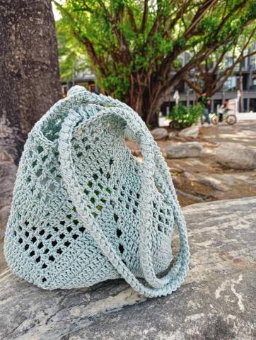 knitter in town 織造所 - 氣球網格包