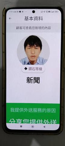 王新聞 註冊商標 - 在Uber使用的頭照！