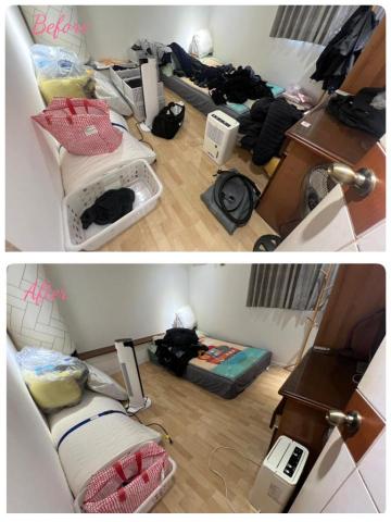 左手的室野 - 台灣冬天約4個月，偶爾使用的客房，規劃為冬衣收納區。讓閒置空間解放主臥衣櫃的擁擠。“不換季衣櫃”的另類解法！