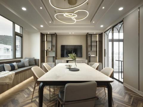 後設思決創意工作室 - ◆士林河岸綠帶宅 2022
坪數：70坪
格局：舊屋翻新 電梯社區 3+1房2廳2衛
