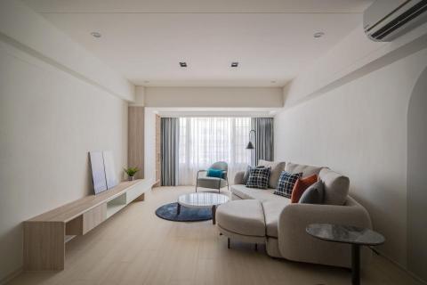 後設思決創意工作室 - ◆天母簡約宅 2024
坪數：33坪
格局：舊屋翻新 電梯社區 3房2廳2衛
