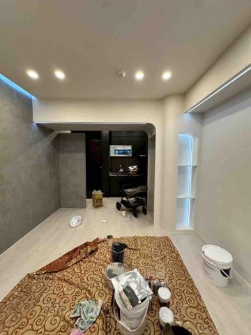 響天水電工程-阿龍 - 配合木作配置鋁槽燈、崁燈
