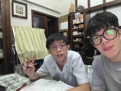 林澔穎 - 我的第一位家教學生！