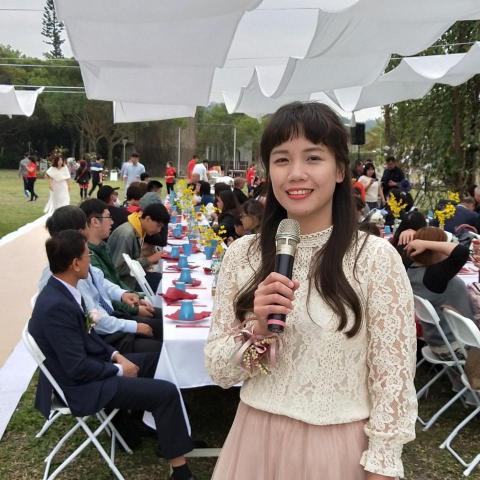 提供司儀服務的專家高慧貞