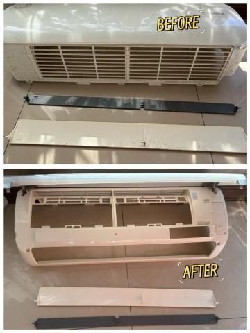 顏宏倫 - 冷氣外殼,擺葉裡外清洗