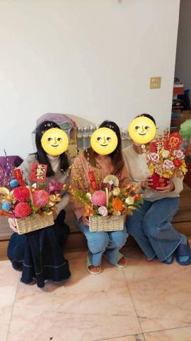 薇芯花藝工作室/兒童課業輔導/美勞手作繪畫教學 - 花藝教學學生作品