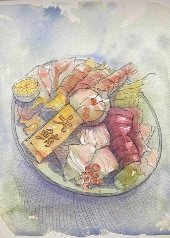 Jasmine老師 - 水彩速寫