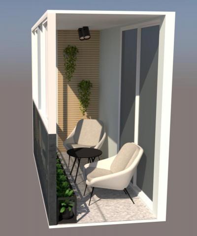 Mamore - 渲染-陽台