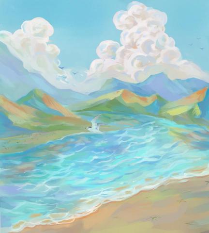 蘇琪茵 - 場景繪畫 (半厚塗)