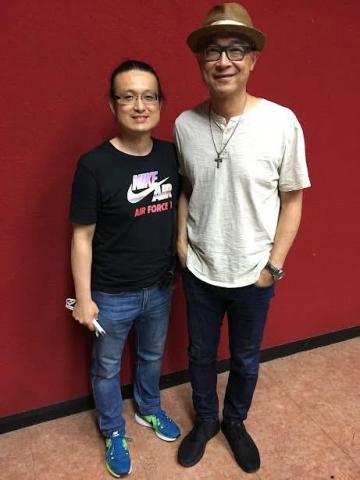 Andy音樂工場 - 華研唱片音樂總監王治平先生合作製作後留影