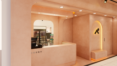 李佳諮 - 連鎖飲料店3D設計