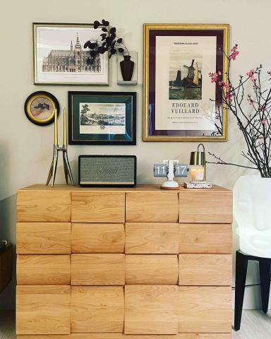 室內設計師_MIKO - 客廳牆面掛畫規劃，軟裝佈置