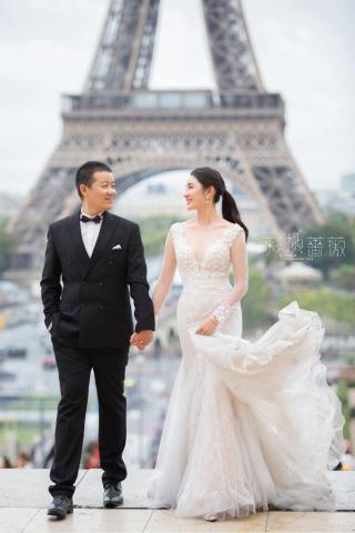 彩攝薔薇Vinnie - 自助婚紗/旅拍婚紗：法國巴黎/巴黎鐵塔
