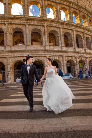 彩攝薔薇Vinnie - 自助婚紗/旅拍婚紗：義大利羅馬