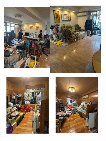 清潔家工作室 - 打包收納清潔，我們也是丟的很開心?，因為業主說了客廳看到的都丟??