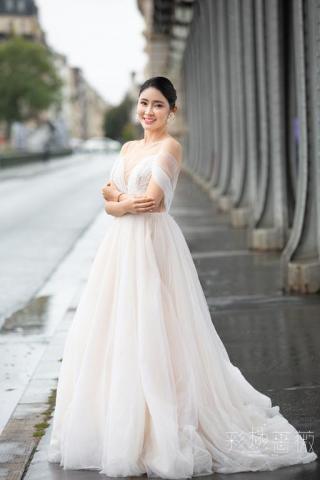 彩攝薔薇Vinnie - 自助婚紗/旅拍婚紗：法國巴黎/盜夢空間橋