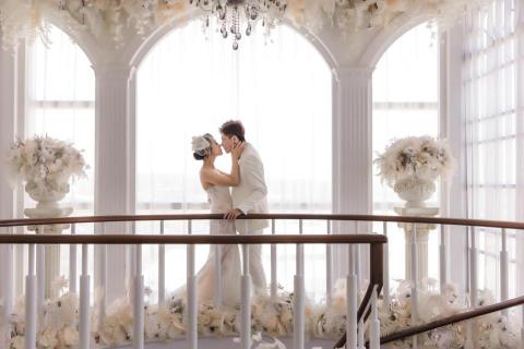 彩攝薔薇Vinnie - 婚宴造型：莊園婚禮，等等要跳開場舞嘍^0^