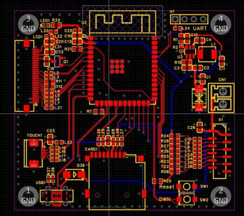 享聚科技 - Espressif, ESP32S3, 2層板