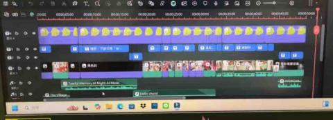 廖喬媚 - 剪輯軌道畫面