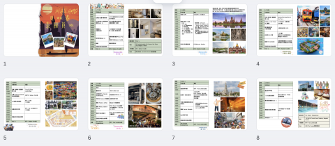 Sling - 旅行行程小書設計及排版