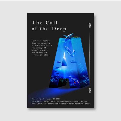 何設計 - 海洋說 The Call of the Deep｜海報設計
 
接案中，有興趣歡迎私訊? 