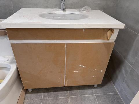 小杰 - 櫃式洗手台安裝
