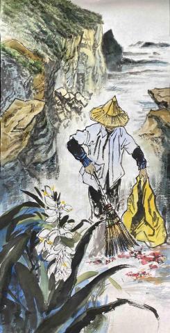 郭憶賢 - 水墨示範