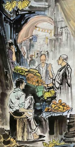 郭憶賢 - 水墨示範