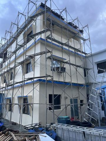 桓曜工程企業社 - 室外牆面打底粉光 防水油漆