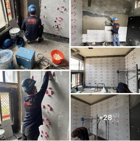 桓曜工程企業社 - 貼壁磚 施工照