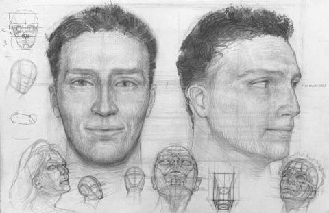 Han studio  邱柏翰 - 畫人像時，你是否會遇到這些問題呢：

•五官位置不準，越畫越歪

•換角度畫，臉部比例容易跑掉

•明暗畫得再細，五官也像「貼上去的」

這是因為少了面部結構分析的基礎。

在這堂課中，你將學會：
? 從正面到側面的人像比例拆解

? 如何用幾何形體搭建頭部空間感

? 不同角度下五官的透視與對齊方式

歡迎洽詢人像結構分析課程，讓你的人樣從平面變立體!