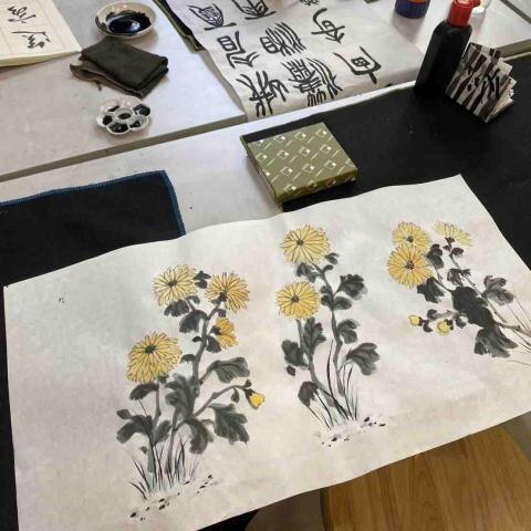 錢思璞 - 學生水墨練習