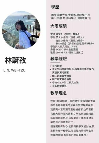 林蔚孜 - 履歷表