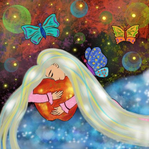 龍筑藝術工作室 - 長髮公主-procreate