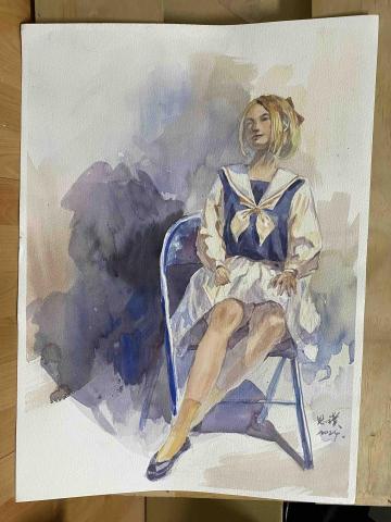 錢思璞 - 水彩作品