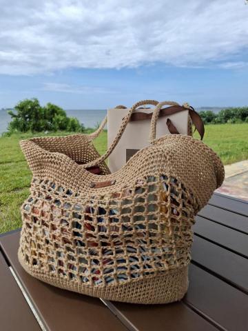 pure crochet - 草編包包