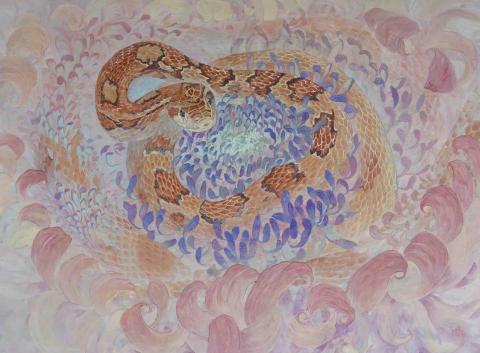 錢思璞 - 膠彩作品