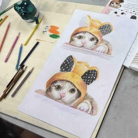 錢思璞 - 學生色鉛筆作品