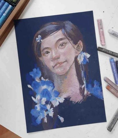 錢思璞 - 蠟筆作品