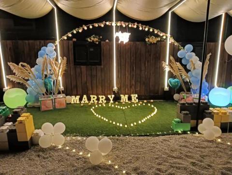 SANDY婚禮主持#婚禮影片#求婚佈置#婚禮佈置#婚禮企劃# - 求婚佈置