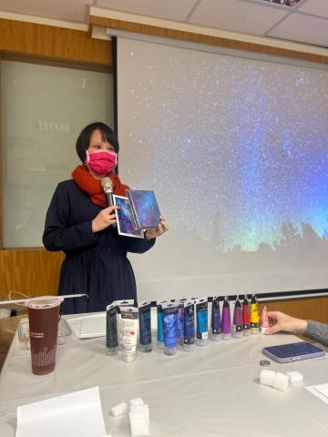 奧莉柒創藝工房 The Eye Art Studio - 星空畫教學