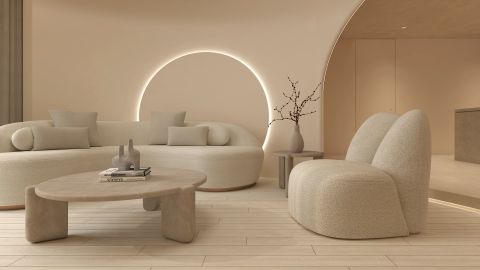 光境室內裝修設計有限公司 - 星晨   侘寂境界襯托萬象生活
仛寂風   新成屋   30坪   268萬